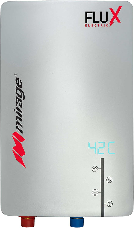 Boiler Eléctrico Mirage MBE081G, eFlux, 7.5 kW, Plata