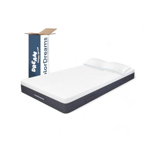 Set De 3Piezas Colchón Individual Memory Foam + Almohadas Espuma