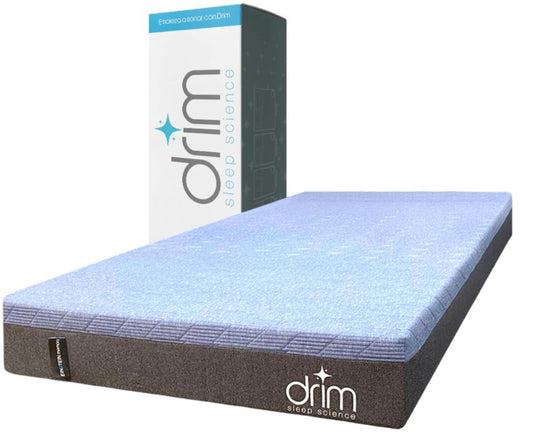Colchón Individual Memory Foam en Caja Ergonómico con Tecnologia de Descanso