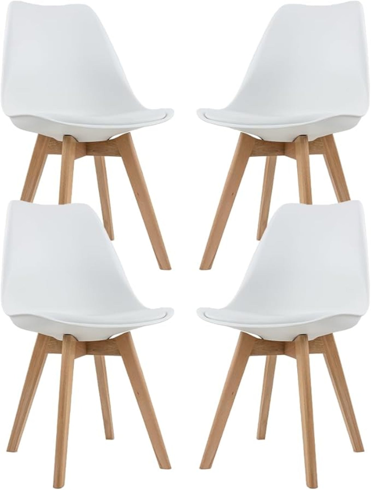 Sillas para el Hogar Color Blanco - Paquete de 4