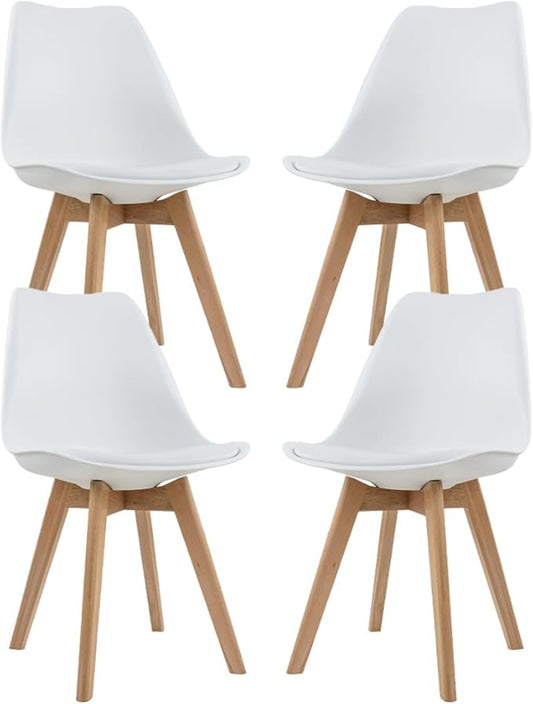Sillas para el Hogar Color Blanco - Paquete de 4