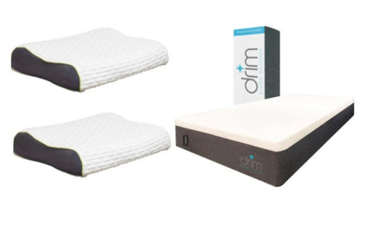 COMBO Colchón King Size Memory GEL + Dos Almohadas Cervical Fresh GEL