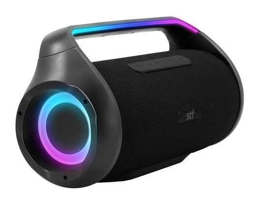 Bocina Inalámbrica Hoss 3.5"x2 con Luz RGB