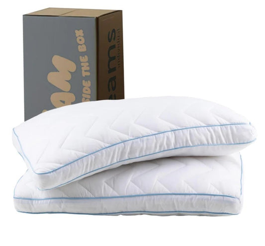 Almohada Con Fibra De Poliéster 3D Hipoalergénicas De 2 Piezas Colordreams