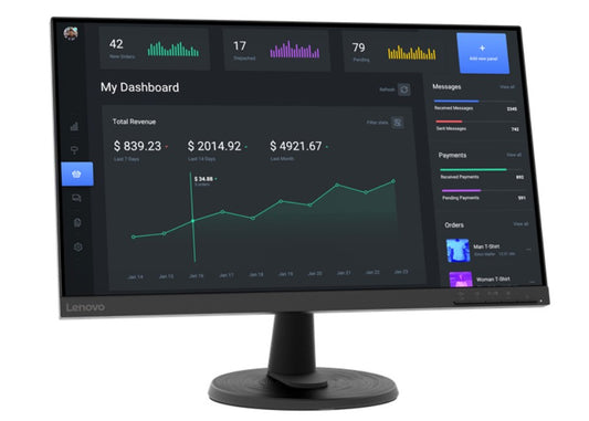 Monitor Lenovo ThinkVision C24-40 LED 23.8", Full HD, FreeSync, 75Hz, HDMI MK