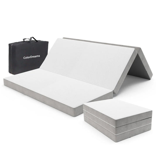 Colchón Matrimonial 135 cm Colchoneta Plegable Con Maleta Colordream