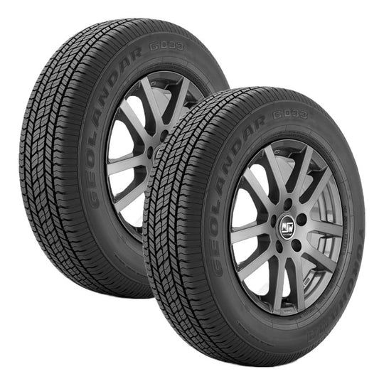 Llantas Llantas 265/65 R17 YOKOHAMA GEOLANDAR A/T G015 110T Paquete de 2