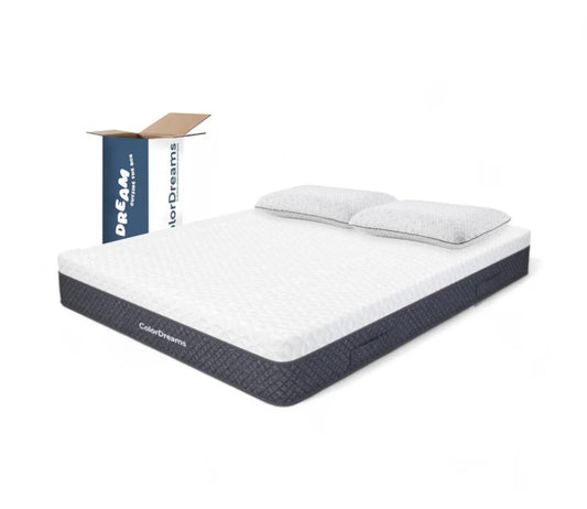 Colchón Matrimonial Memory Foam + Almohadas Carbón