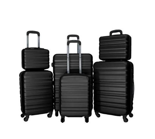Set De 6 Maletas De Viaje Abs Con Candado Antirrobo 4 Ruedas 360 SKYTRAVEL