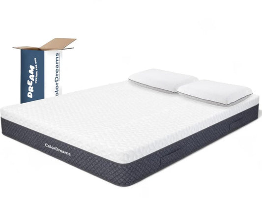 Set De 3 Piezas Colchón KingSize Memory + Almohadas Con Gel Carbón