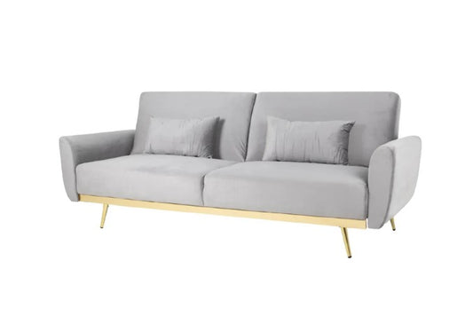 Sofá Cama Plegable Sala Moderna Velvet + Cojín KingsHouse