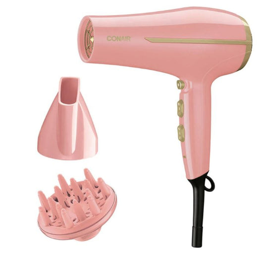 Secadora de Cabello CONAIR con infusión de Aloe Vera  Coral MK