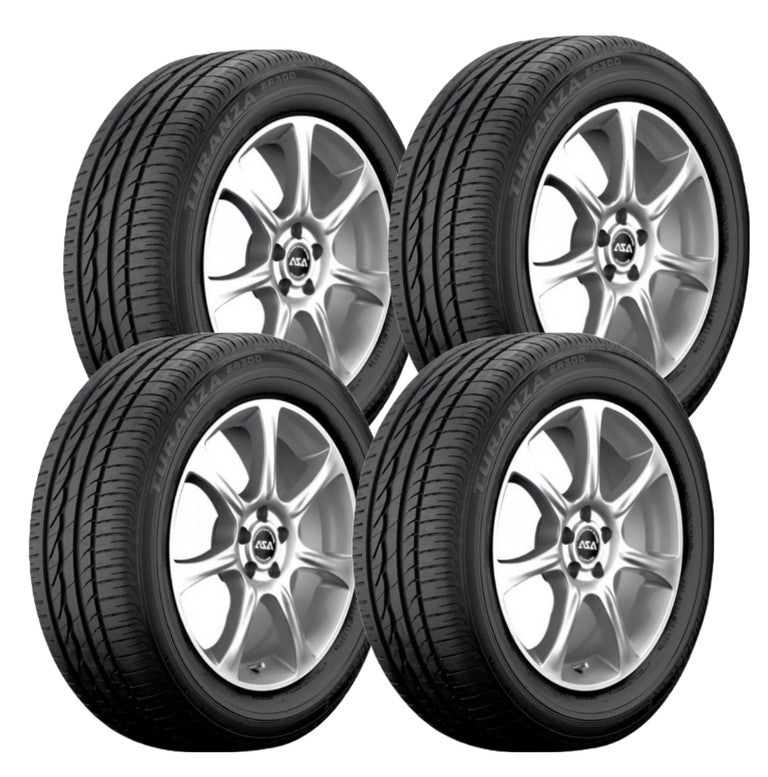 Llantas 205/55 R16 BRIDGESTONE TURANZA ER300 91V Paquete de 4