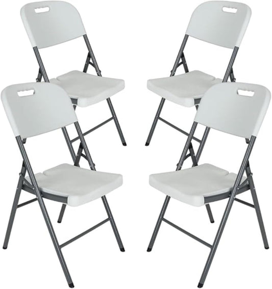 Sillas Plegables de Plástico - Paquete de 4