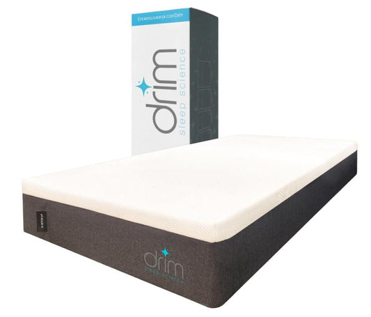 Colchón Individual Memory Foam |GEL| en Caja Ergonómico con Tecnologia de Descanso
