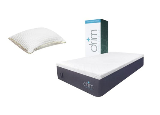 COMBO Colchón Individual Memory Foam 4 Capas + Almohada Cervical VISCO