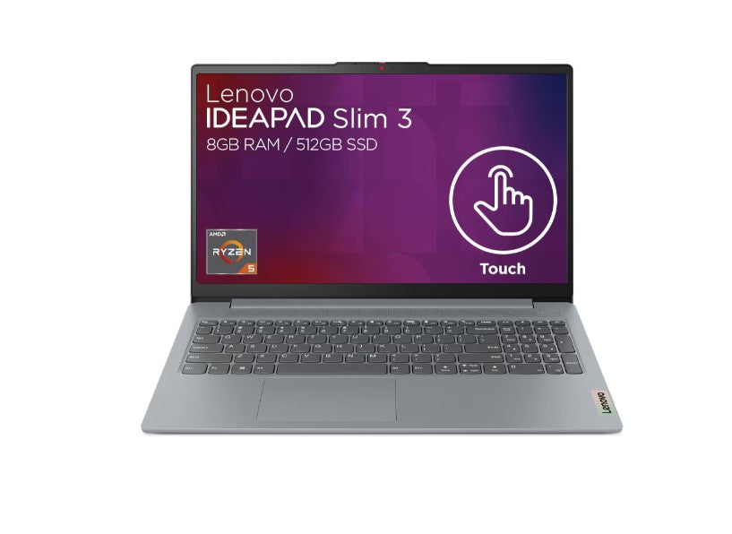 Laptop Lenovo 15.6 pulgadas Full HD AMD Ryzen 5 8 GB RAM 512 GB SSD MK
