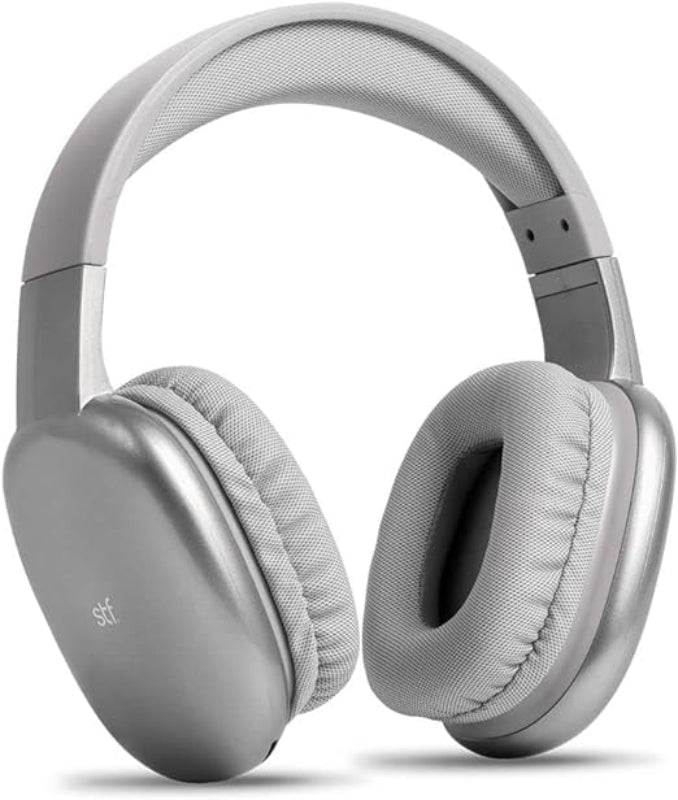 Audífonos over ear con stickers inalámbrico - Gris