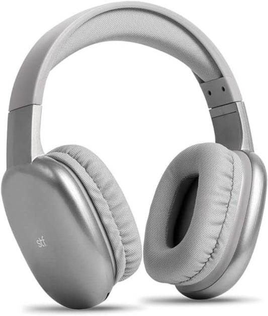 Audífonos over ear con stickers inalámbrico - Gris