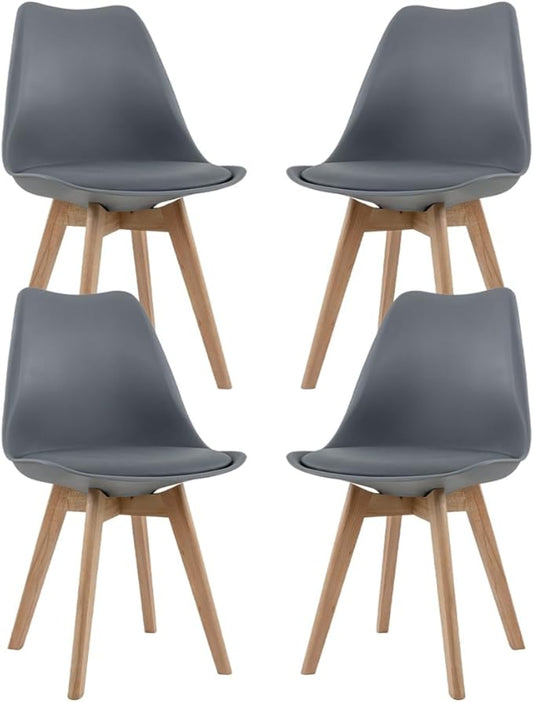 Sillas para el Hogar Color Gris - Paquete de 4