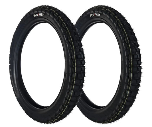 Llanta para Moto 2.75-17 47P 6PR PLWA835 TT Paquete de 2