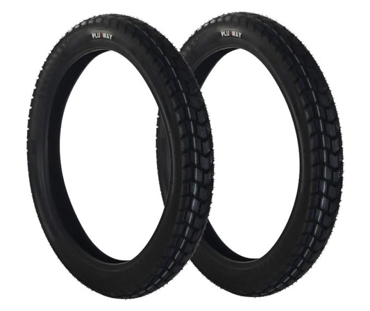 Llanta para Moto 2.75-17 PLUSWAY 47P 6PR PLWA453 TL Paquete de 2