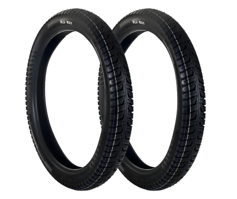 Llanta para Moto 2.75-18 PLUSWAY 48P 6PR PLWA797 TL Paquete de 2