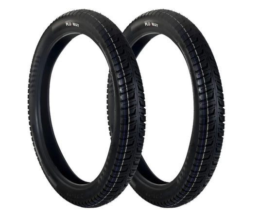 Llanta para Moto 2.75-18 PLUSWAY 48P 6PR PLWA797 TL Paquete de 2