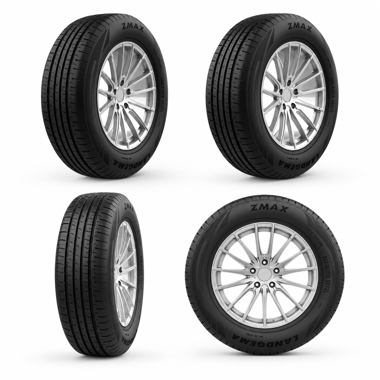 Llantas 205/55 R16 ZMAX LANDGEMA 91V Paquete de 4
