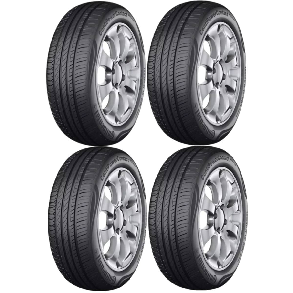 Llantas 205/60 R16 CONTINENTAL CONTIPOWERCONTACT 92H paquete de 4