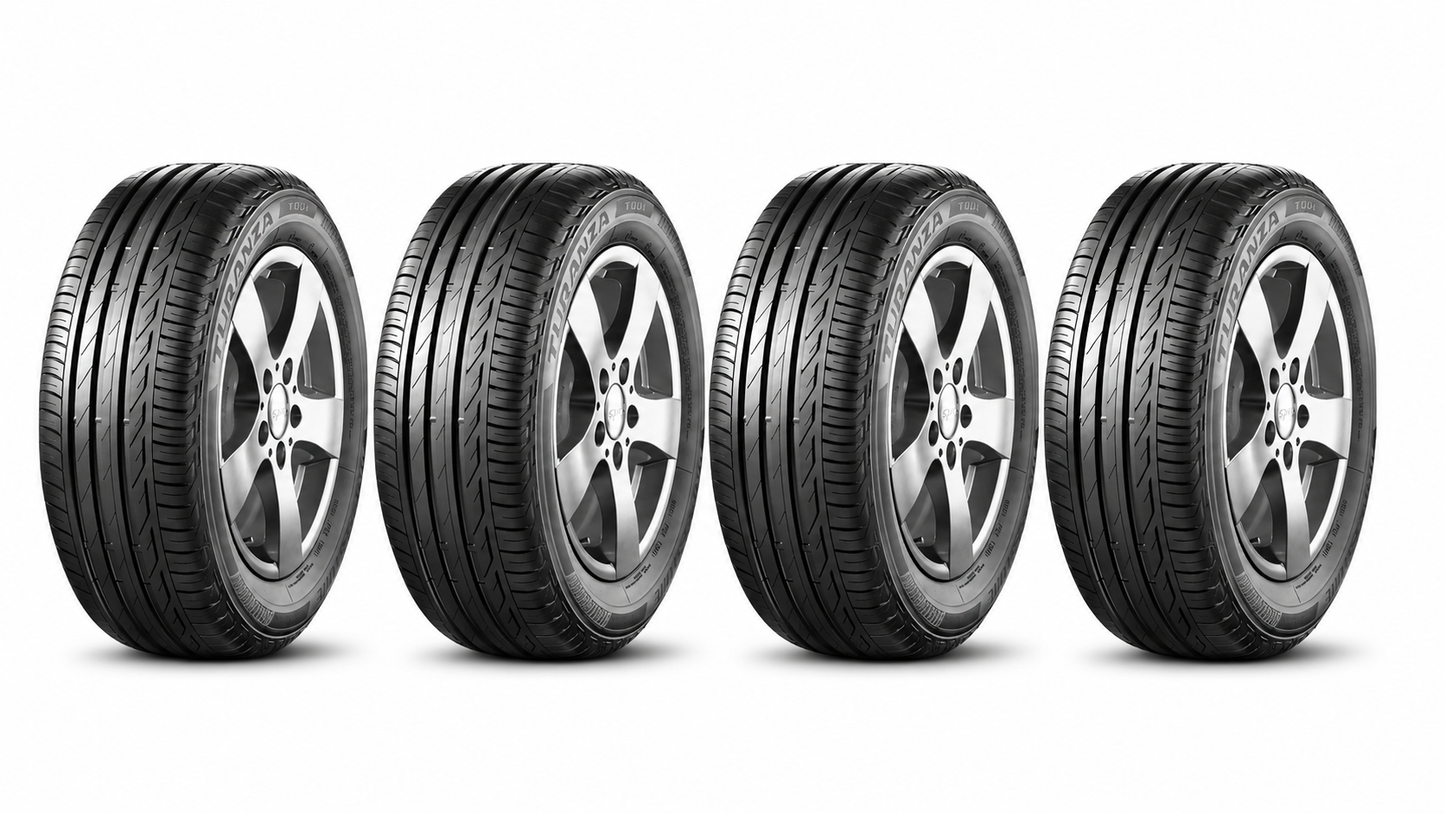 Llantas 215/45 R16 BRIDGESTONE TURANZA T001 AO 90V Paquete de 4
