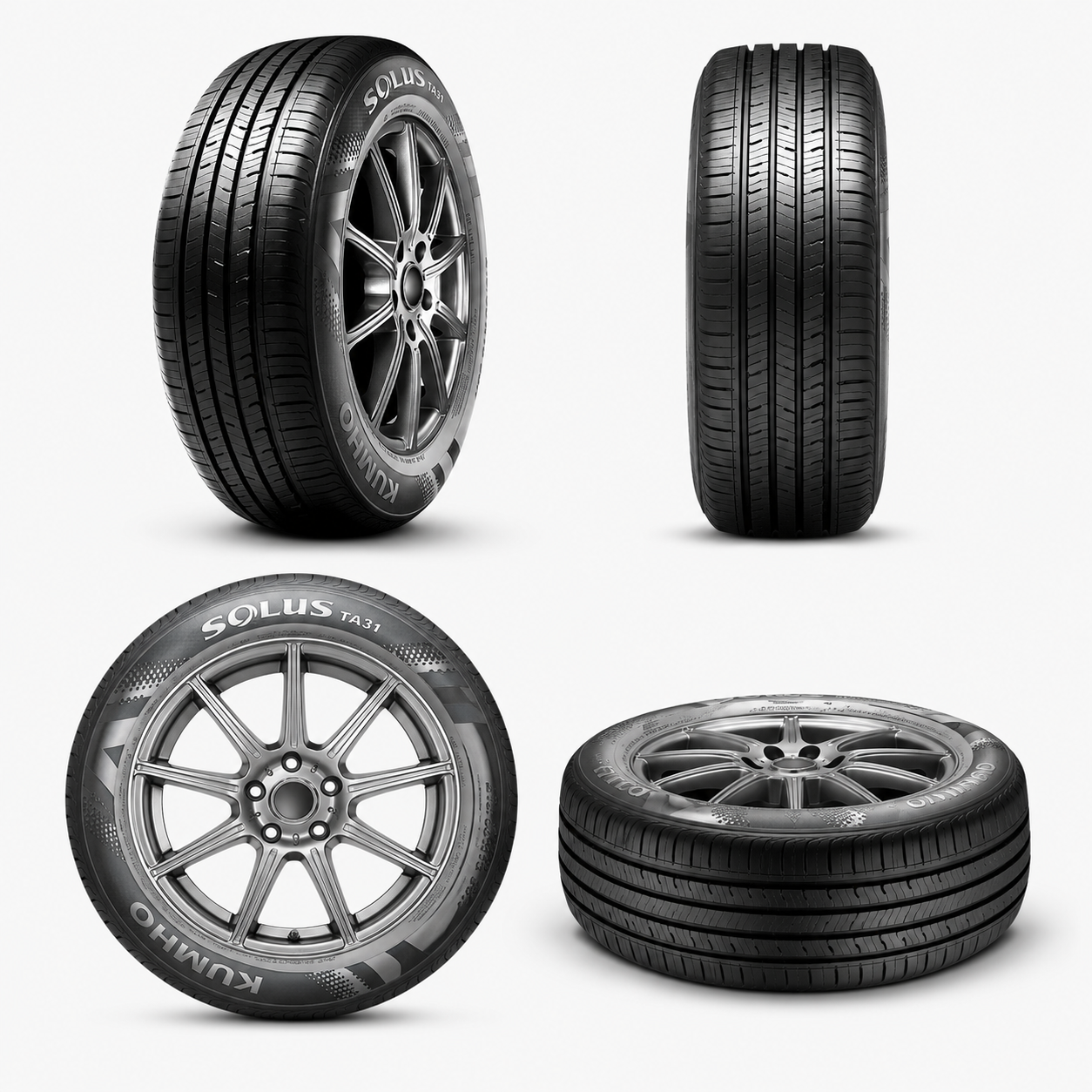Llantas 215/60 R17 KUMHO SOLUS TA31 96H Paquete de 4