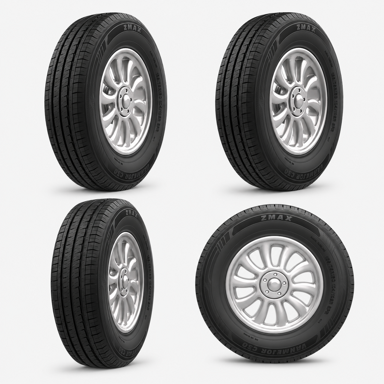 Llantas 215/65 R16 ZMAX VANMEJOR C30 109/107T Paquete de 4