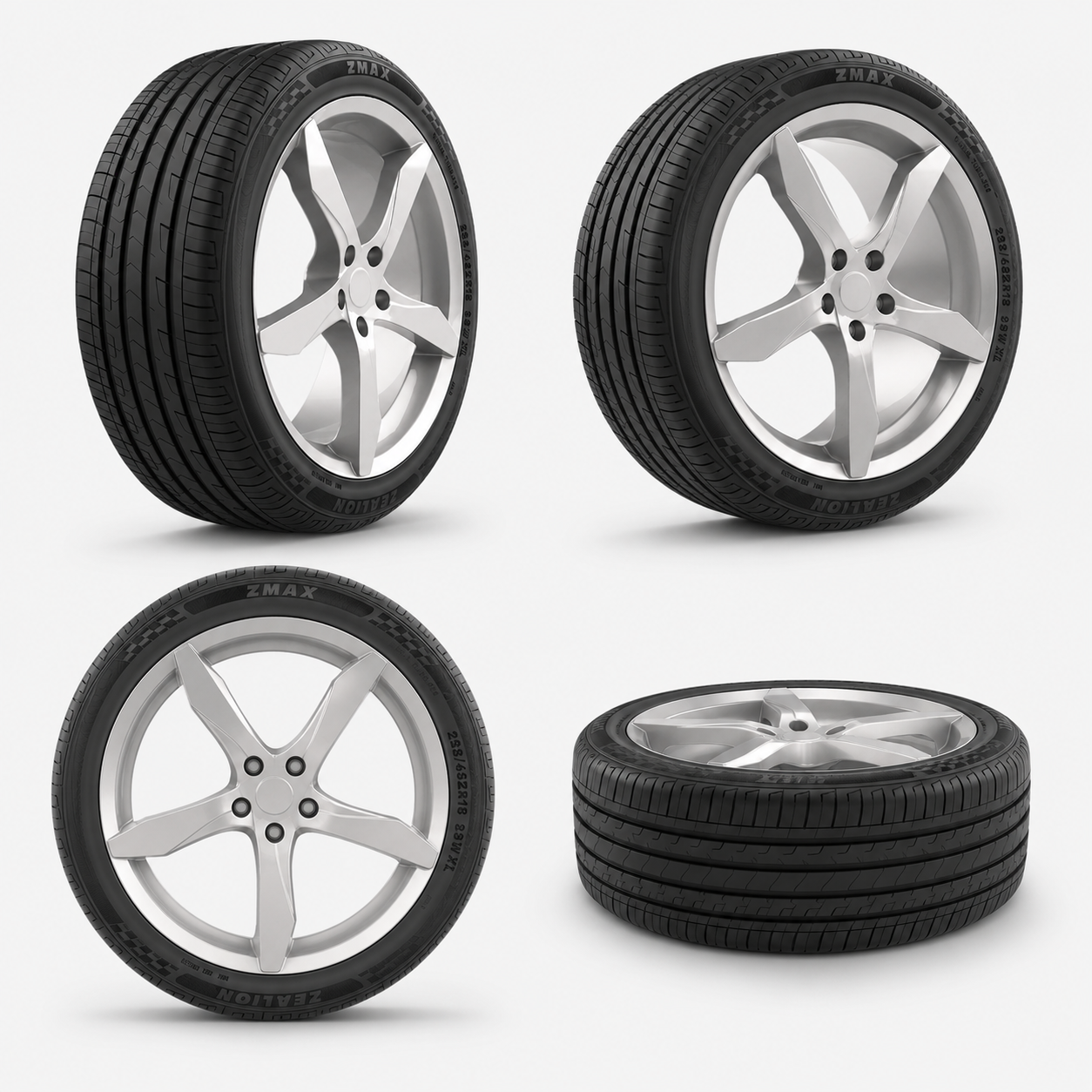 Llantas 225/45 R18 ZMAX ZEALION 95W Paquete de 4