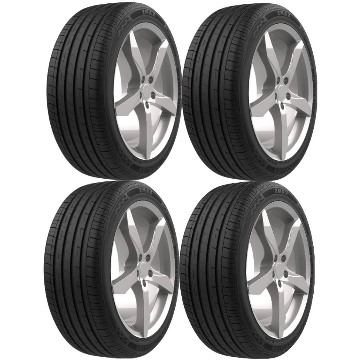 Llantas 225/45 R19 ZMAX ZEALION 96W paquete de 4