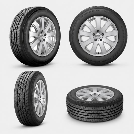 Llantas 225/65 R17 BRIDGESTONE DUELER H/P SPORT AS 102T Paquete de 4