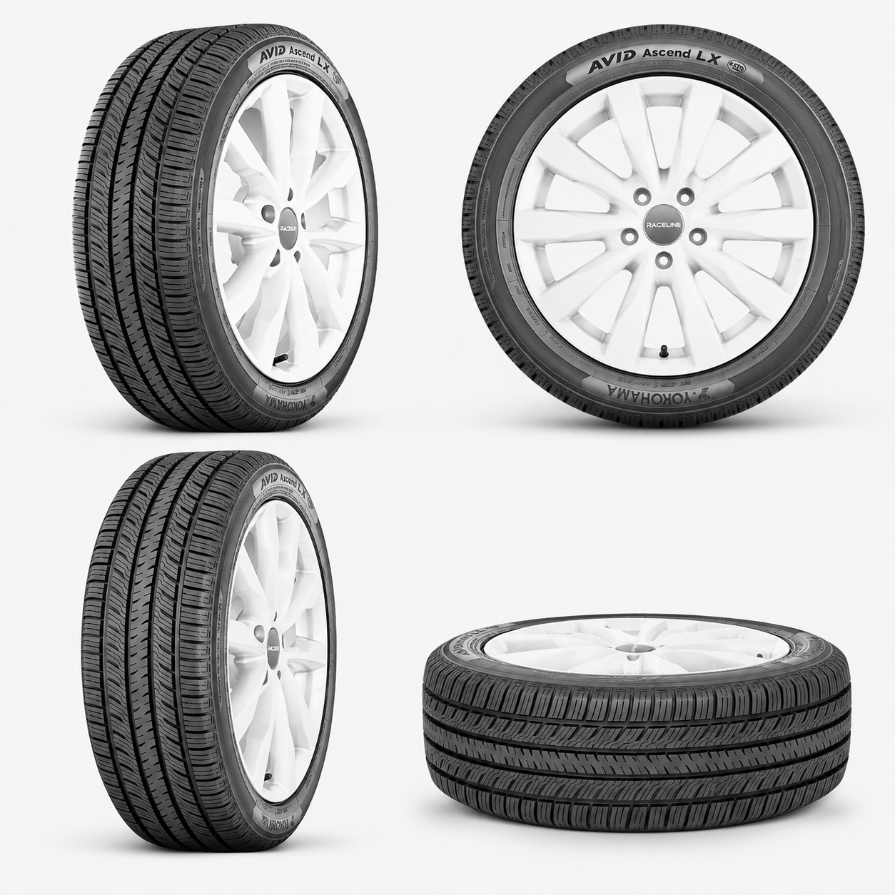 Llantas 225/65 R17 YOKOHAMA AVID ASCEND LX S328 102H Paquete de 4