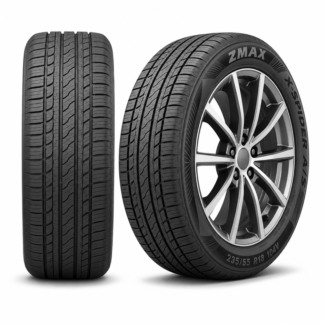 Llantas 235/55 R18 ZMAX X-SPIDER A/S 104V Paquete de 4