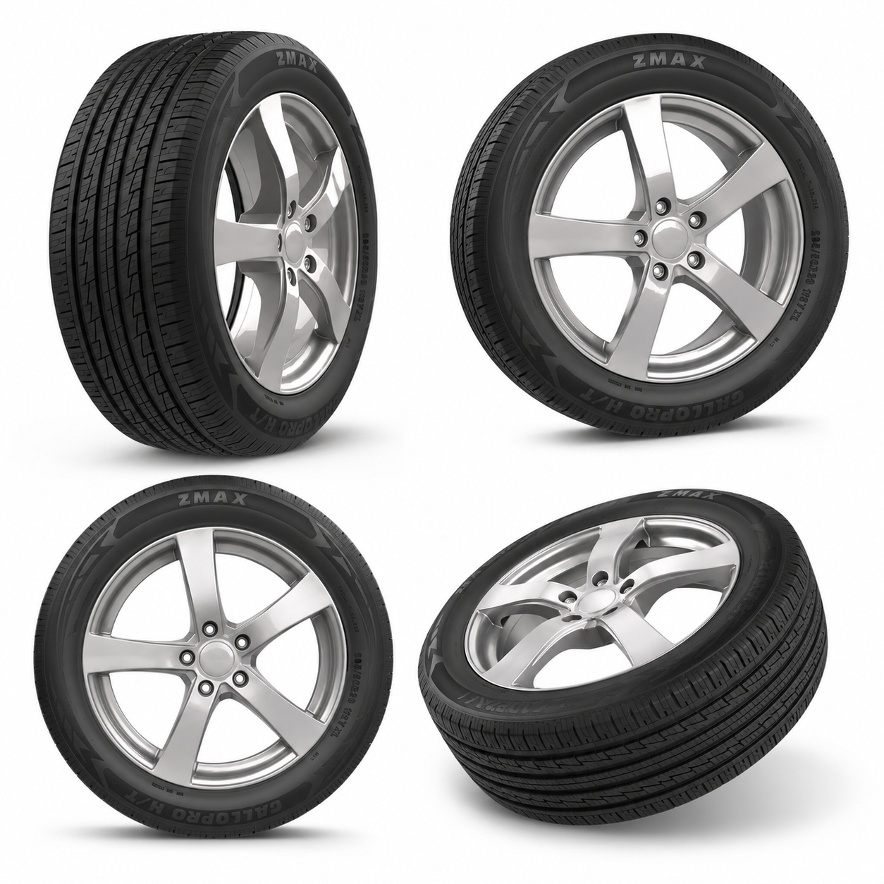 Llantas 235/60 R18 ZMAX GALLOPRO H/T 107H Paquete de 4