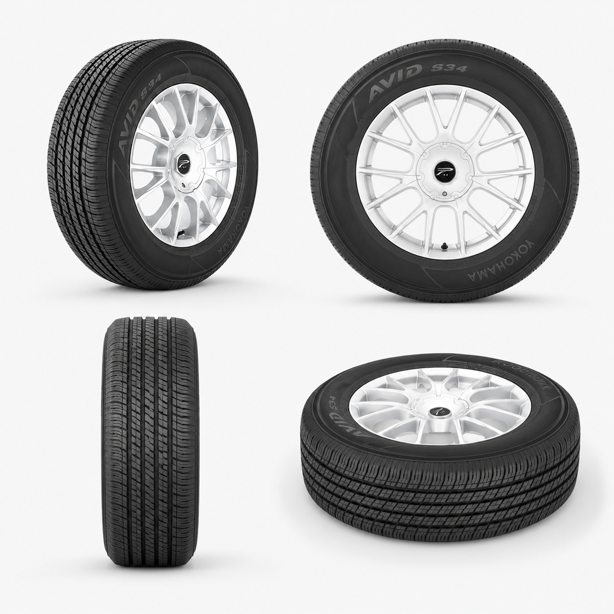 Llantas 235/65 R17 YOKOHAMA AVID S34RV 104T Paquete de 4