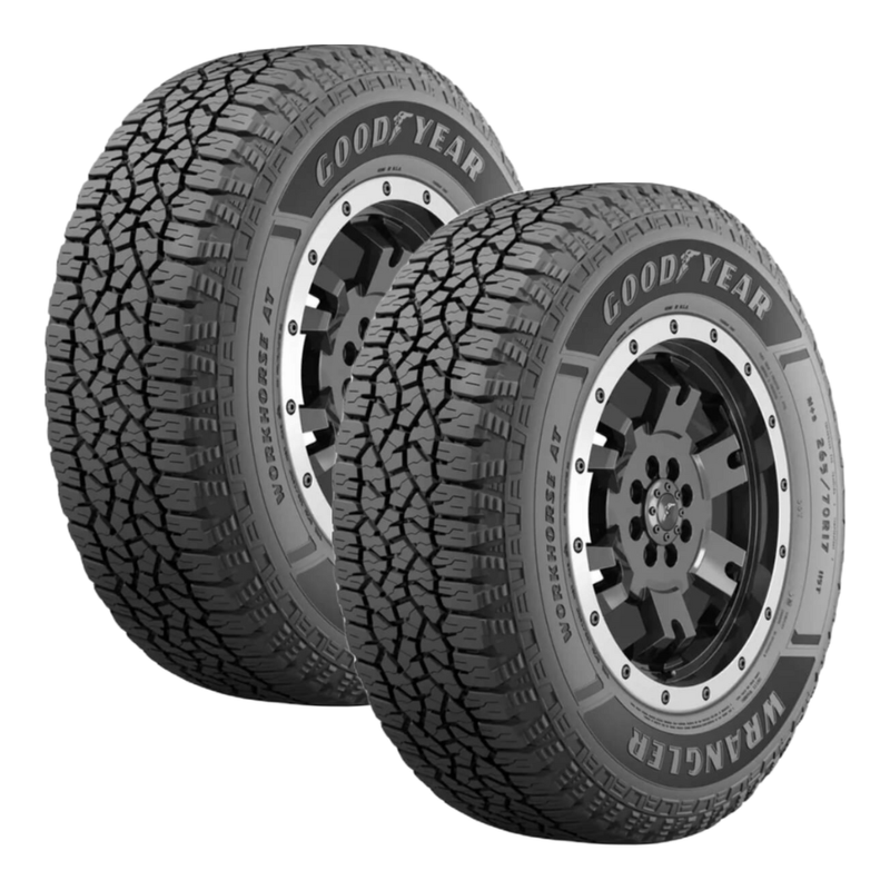 Llantas 235/75 R15 GOODYEAR WRANGLER WORKHORSE AT 109S Paquete de 4