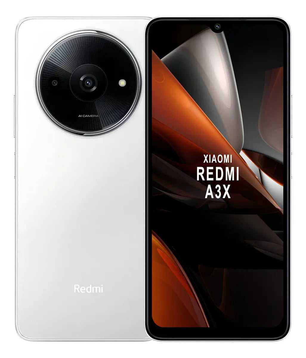 Celular Xiaomi Redmi A3X 6.17, 128GB, 4GB RAM, Blanco