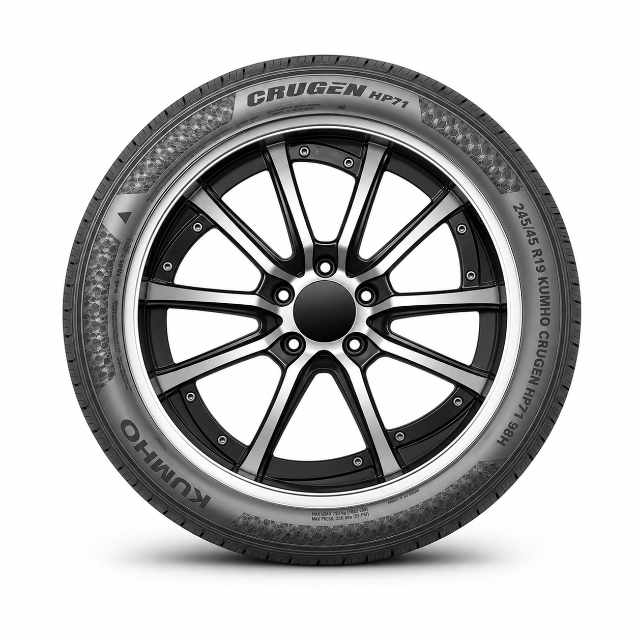 Llanta 245/45 R19 KUMHO CRUGEN HP71 98H