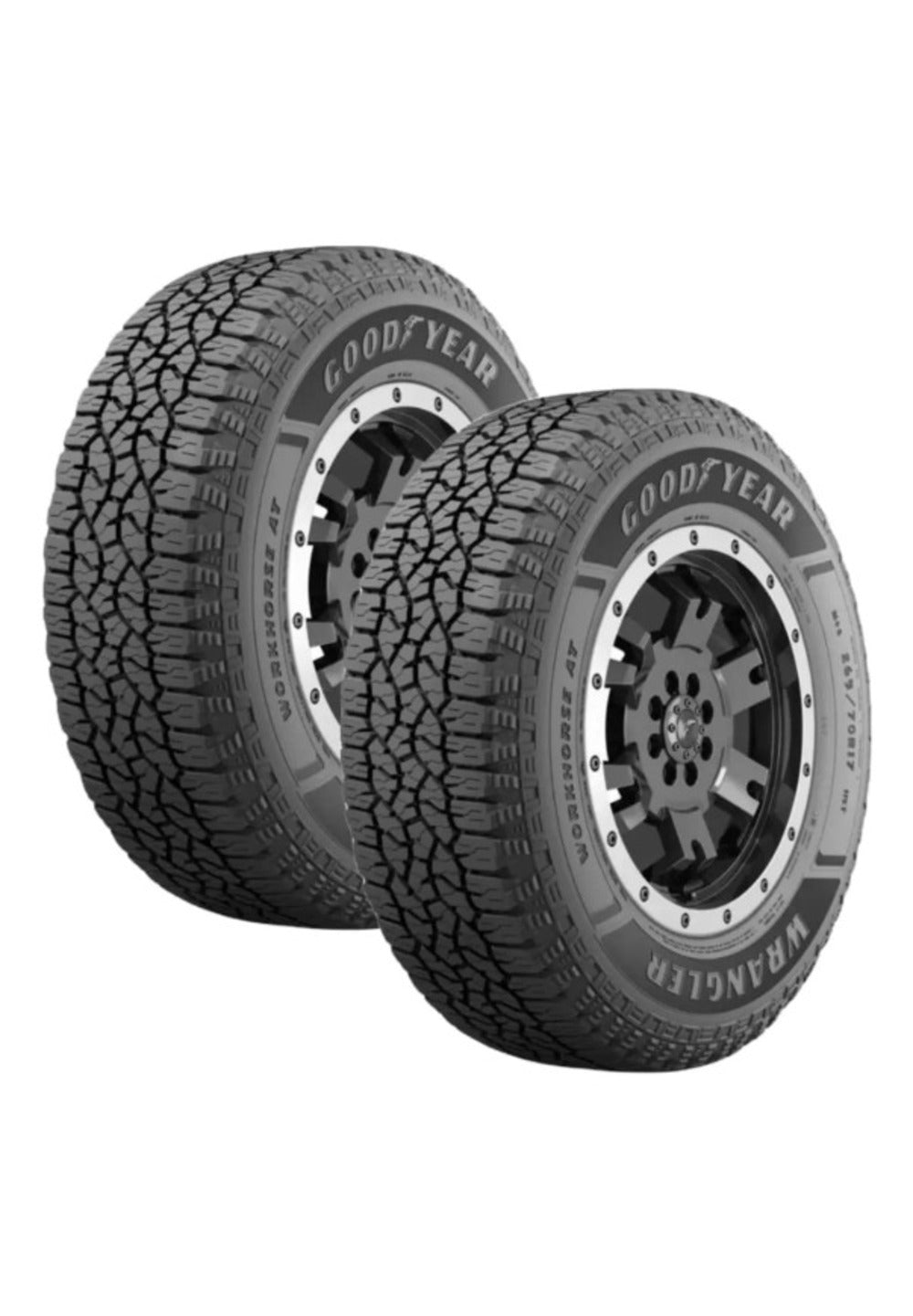 Llantas 245/70 R16 GOODYEAR WRANGLER WORKHORSE AT 113/110T Paquete de 2