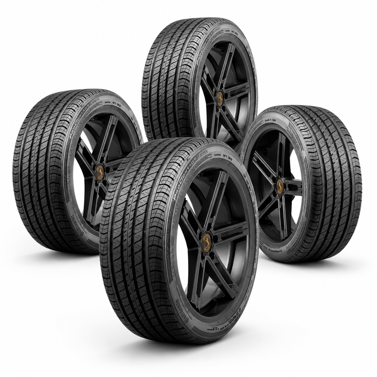Llantas 255/45 R19 CONTINENTAL PROCONTACT RX T2 CONTISILENT 104W Paquete de 4