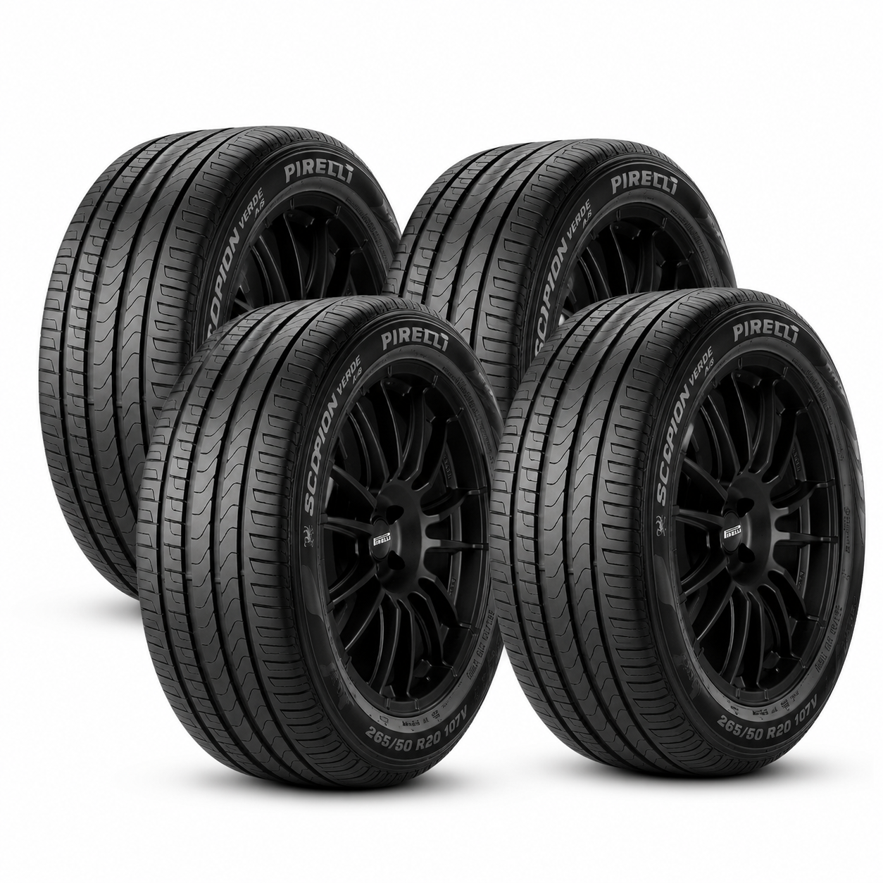 Llantas 265/50 R20 PIRELLI SCORPION VERDE A/S 107V Paquete de 4