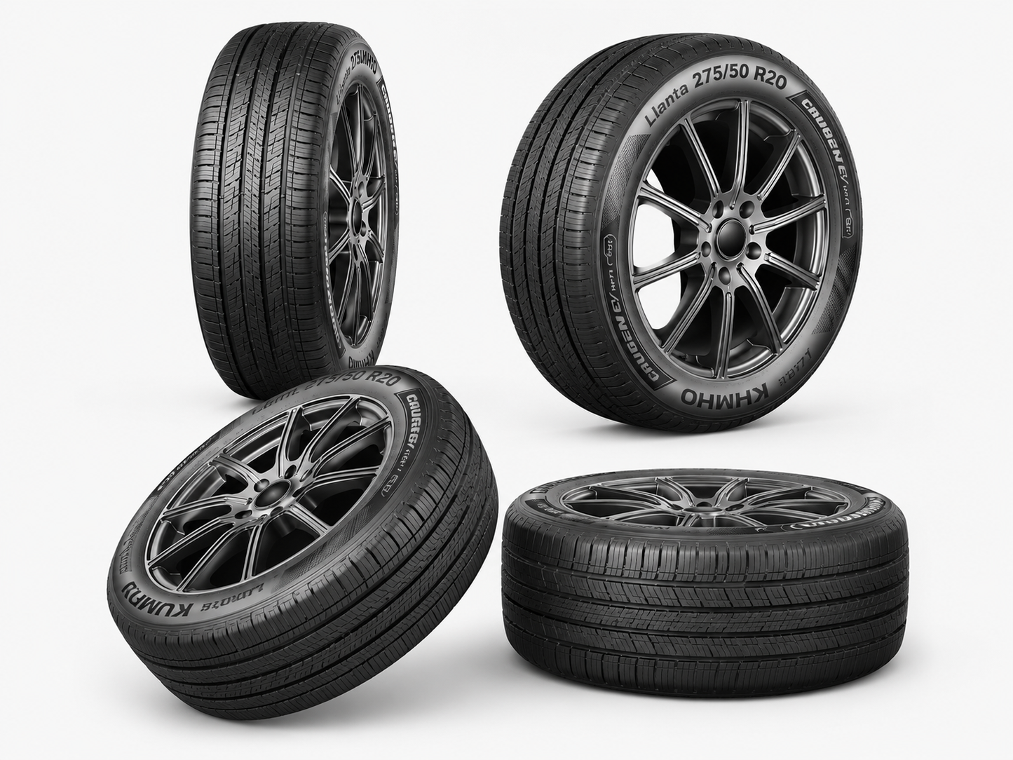 Llantas 275/50 R20 KUMHO CRUGEN HP71 EV 113V Paquete de 4