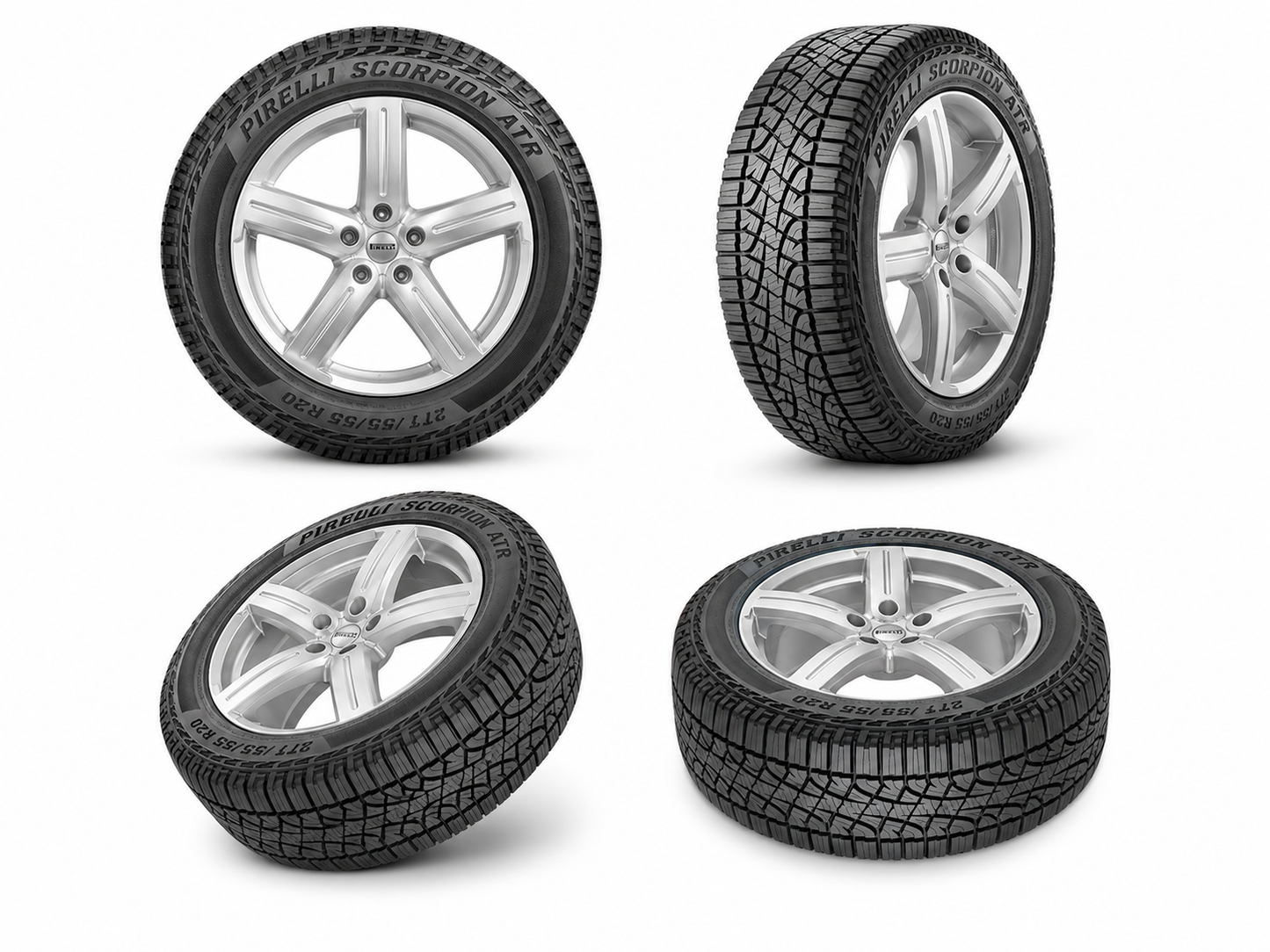 Llantas 275/55 R20 PIRELLI SCORPION ATR 111S Paquete de 4