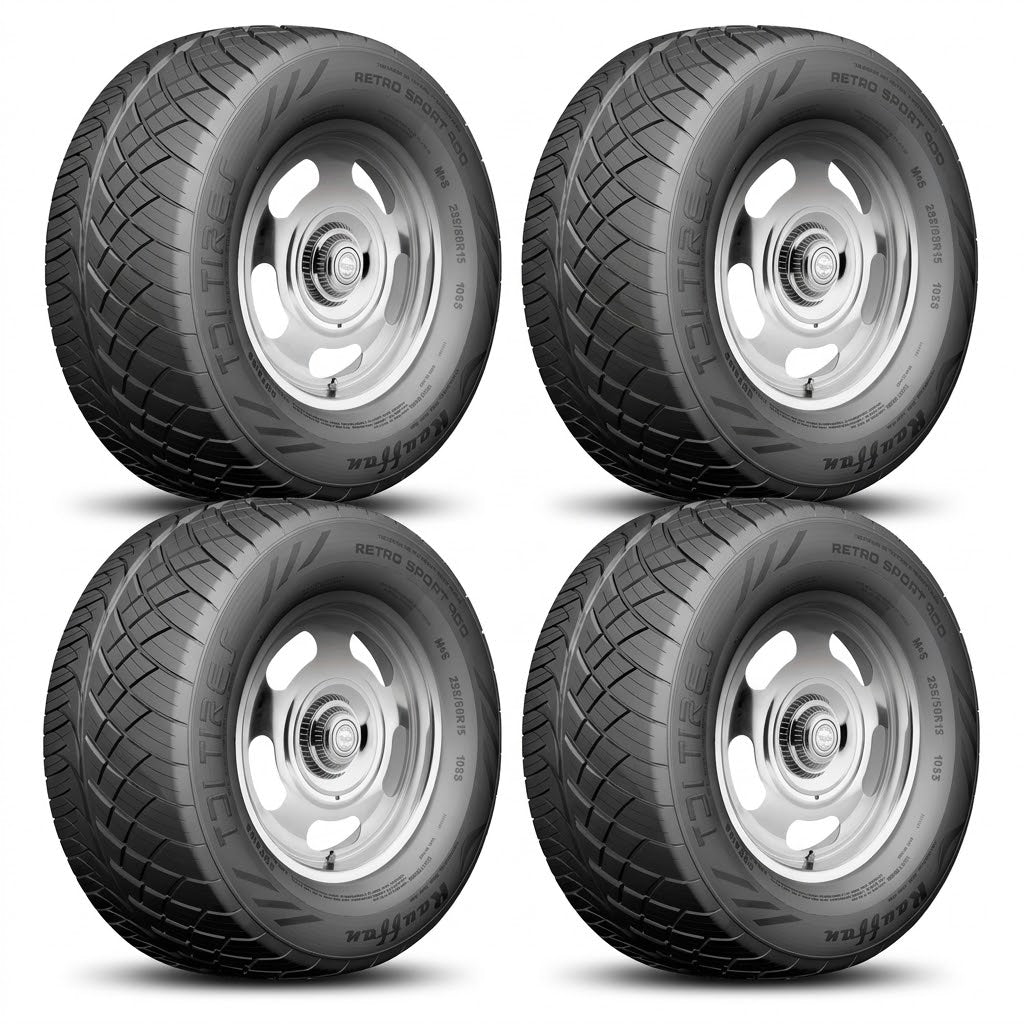 Llantas 275/60 R15 TDI TIRES RAUFFAN RETRO SPORT 900 107S Paquete de 4
