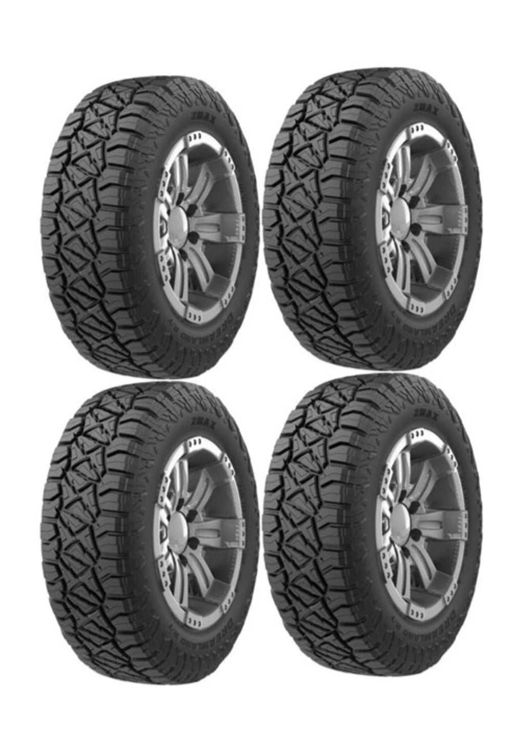 Llantas 27X8.50 R14 ZMAX DREAMLAND R/T 95Q Paquete de 4